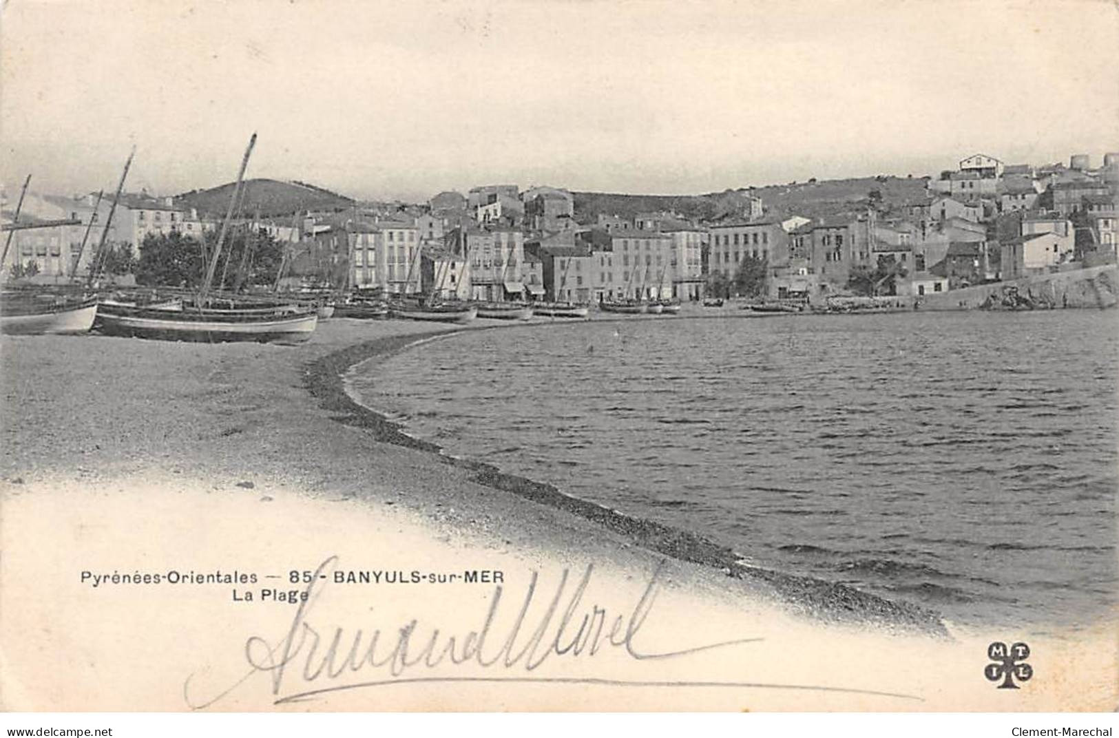 BANYULS SUR MER - La Plage - Très Bon état - Banyuls Sur Mer