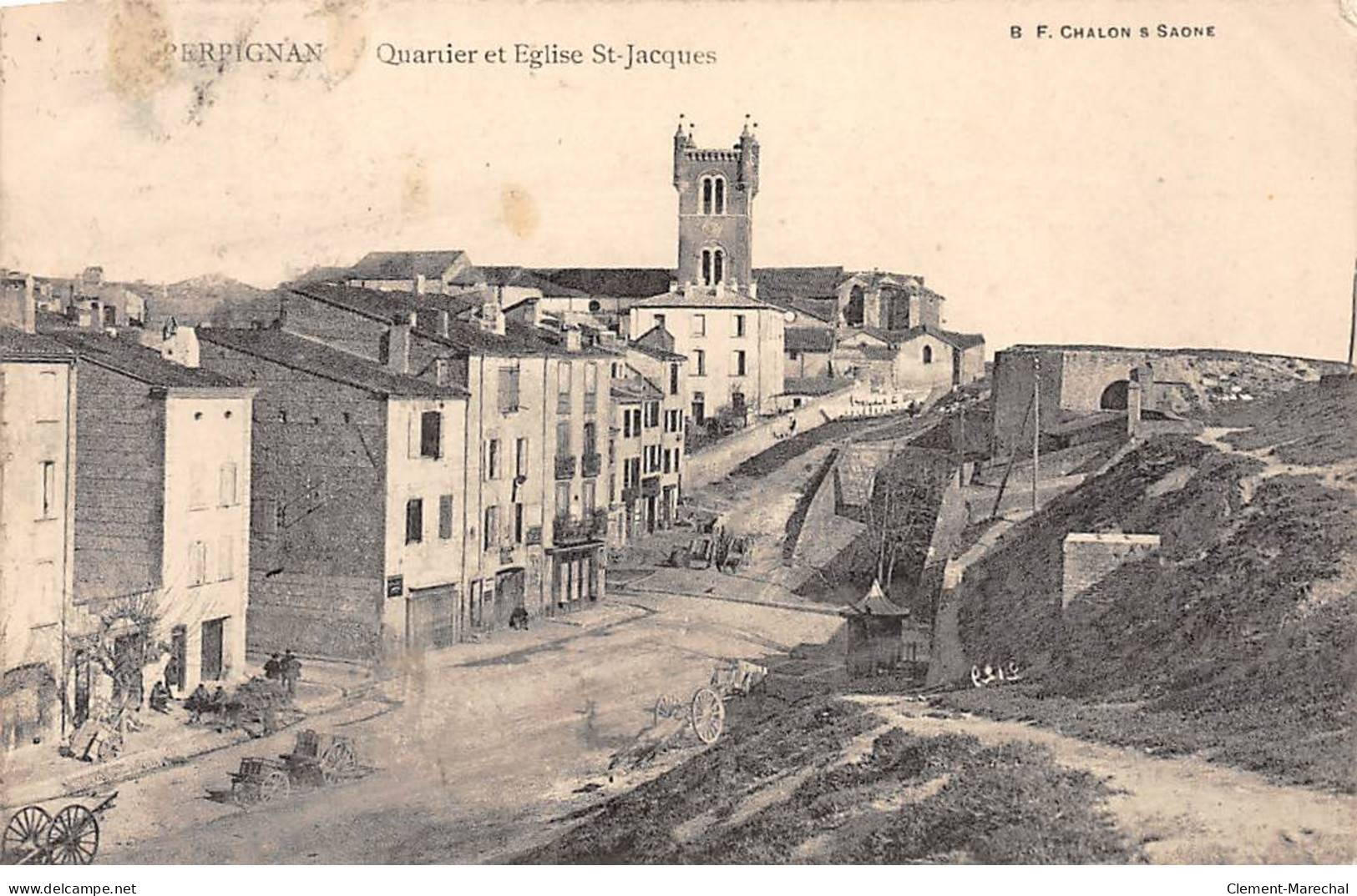 PERPIGNAN - Quartier Et Eglise Saint Jacques - Très Bon état - Perpignan