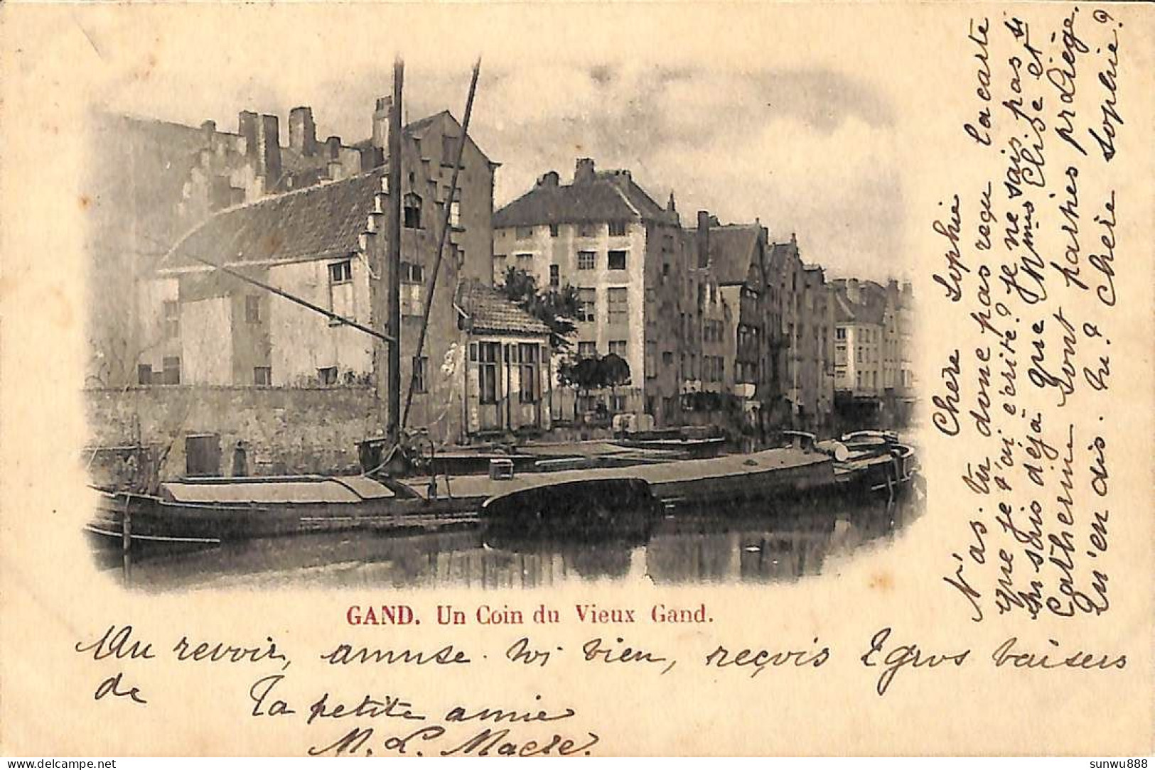 Gand - Un Coin Du Vieux Gand (1901) - Gent