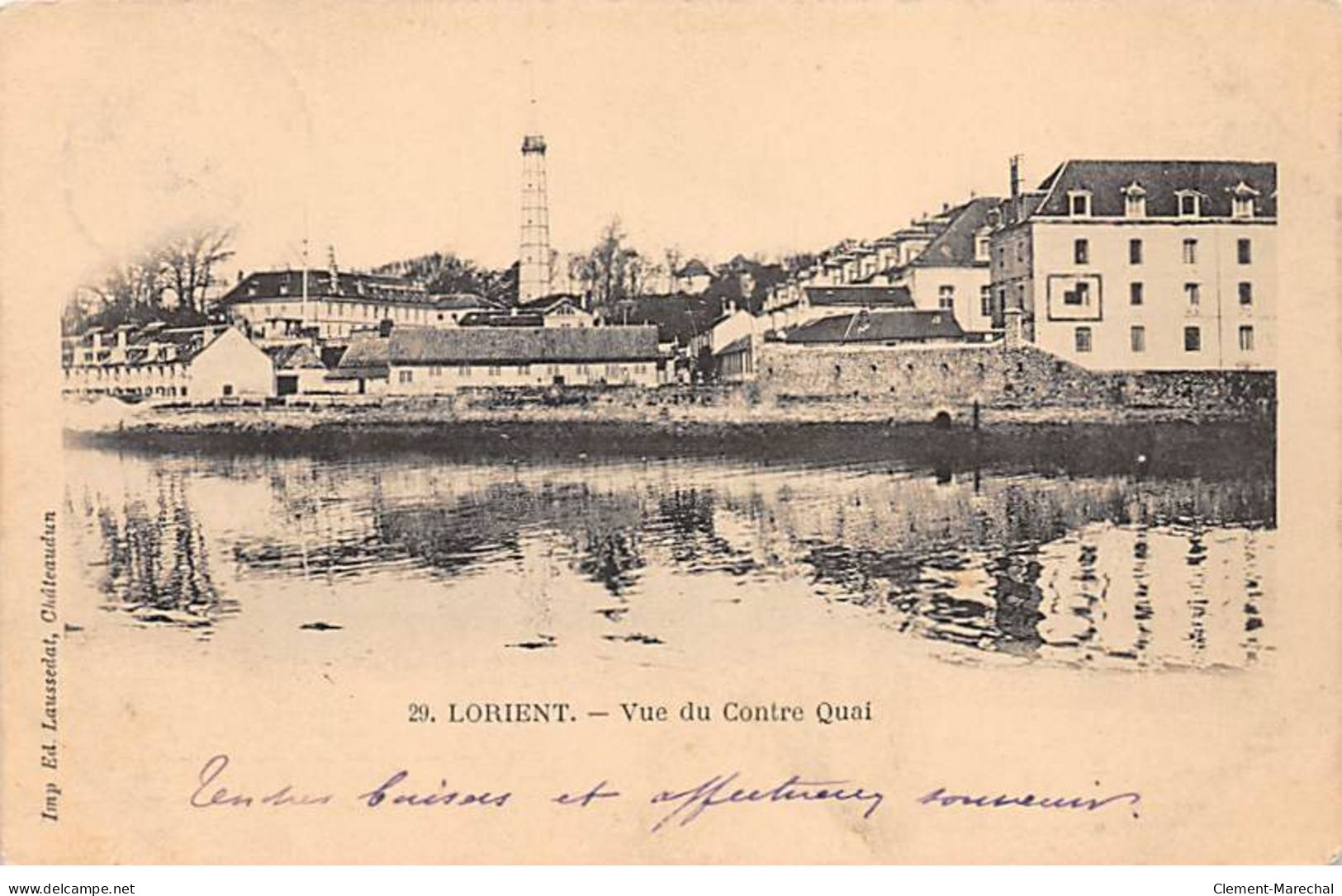 LORIENT - Vue Du Contre Quai - Très Bon état - Lorient
