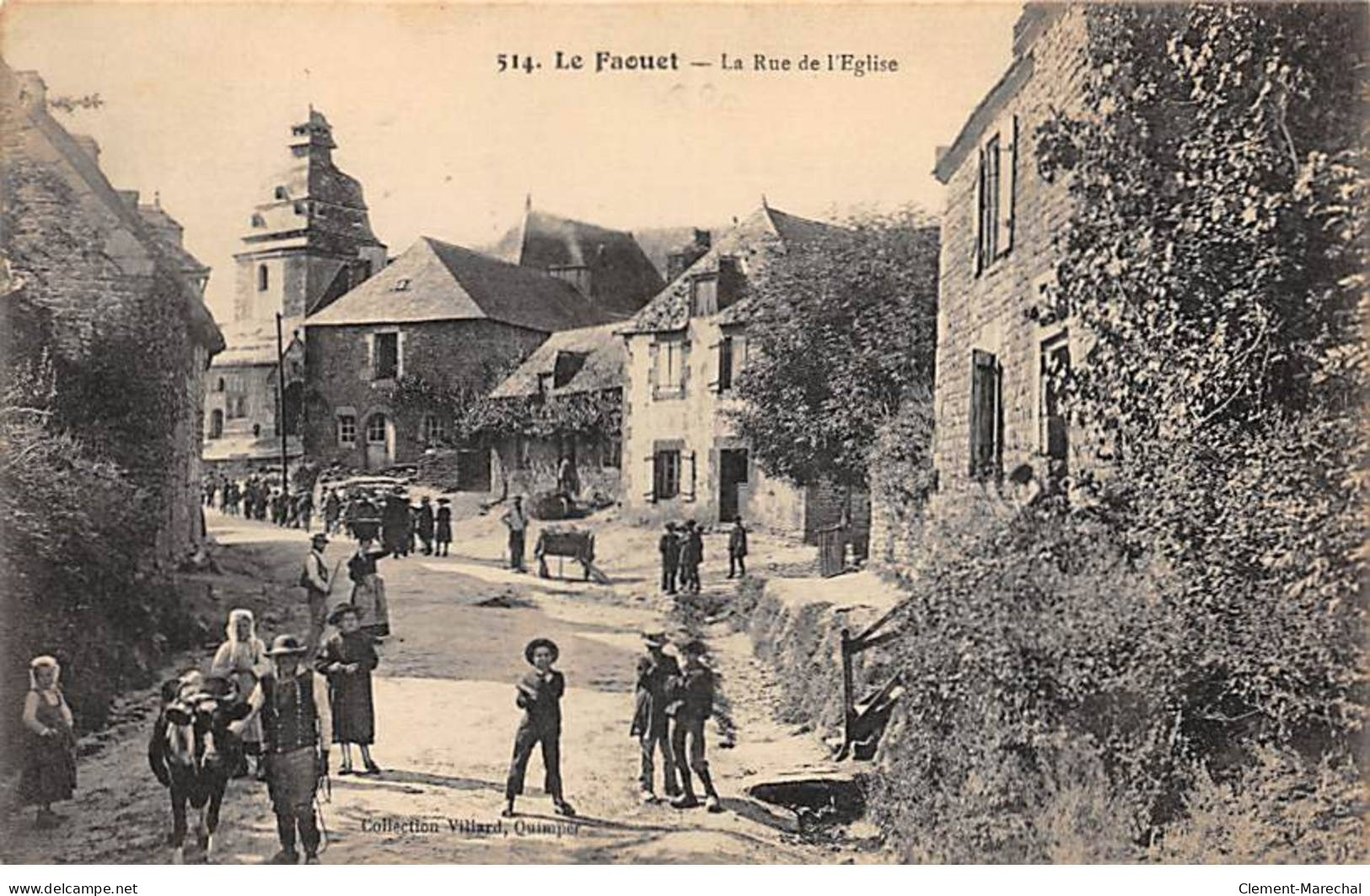 LE FAOUET - La Rue De L'Eglise - Très Bon état - Le Faouet