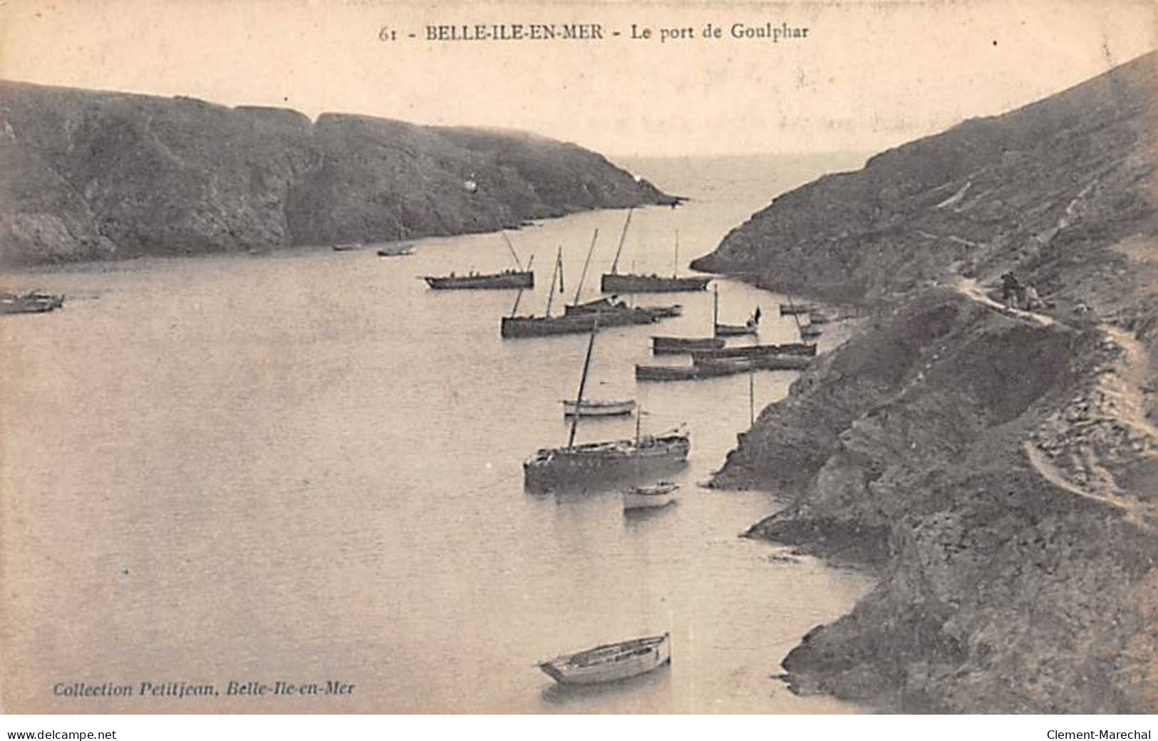 BELLE ILE EN MER - Le Port De Goulphar - Très Bon état - Belle Ile En Mer