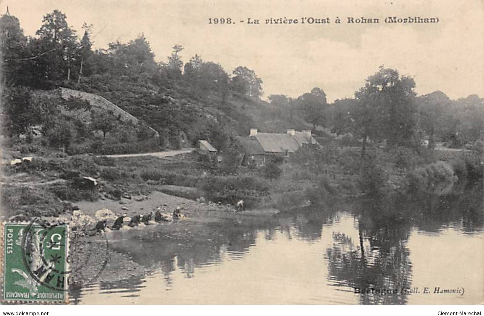La Rivière L'Oust à ROHAN - Très Bon état - Rohan
