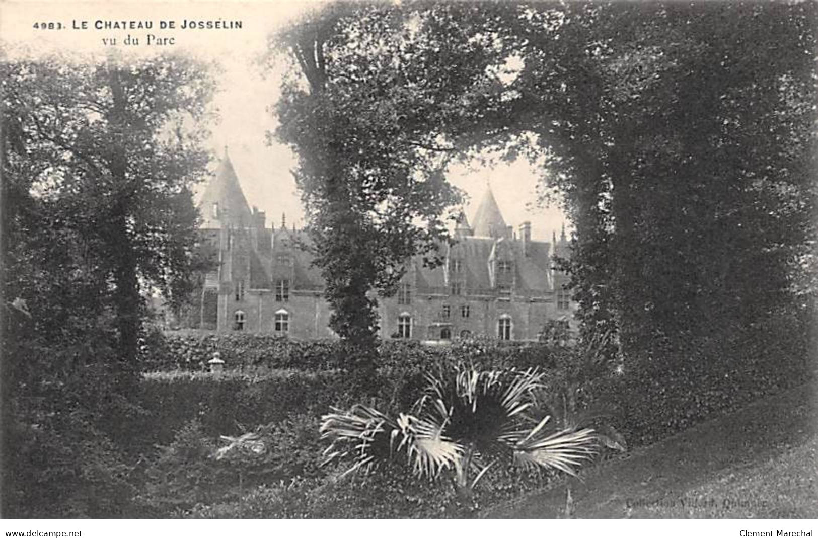 Le Château De JOSSELIN - Vu Du Parc - Très Bon état - Josselin