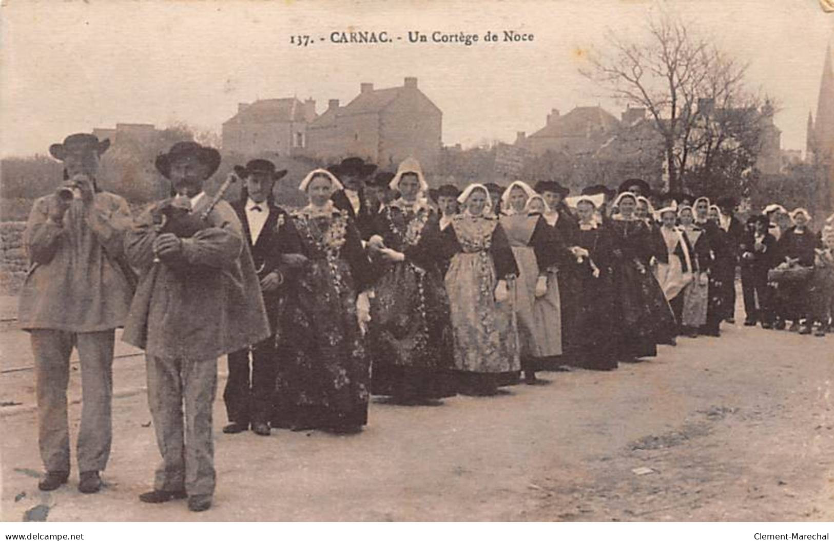 CARNAC - Un Cortège De Noce - Très Bon état - Carnac