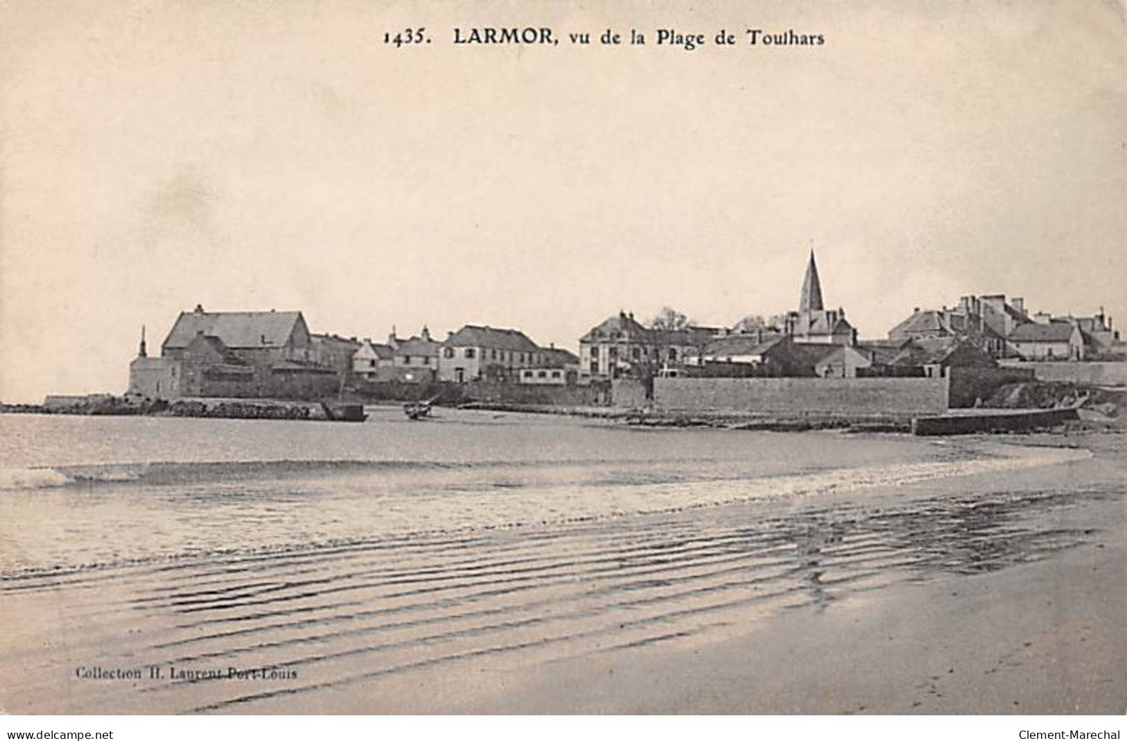 LARMOR, Vu De La Plage De Toulhars - Très Bon état - Larmor-Plage