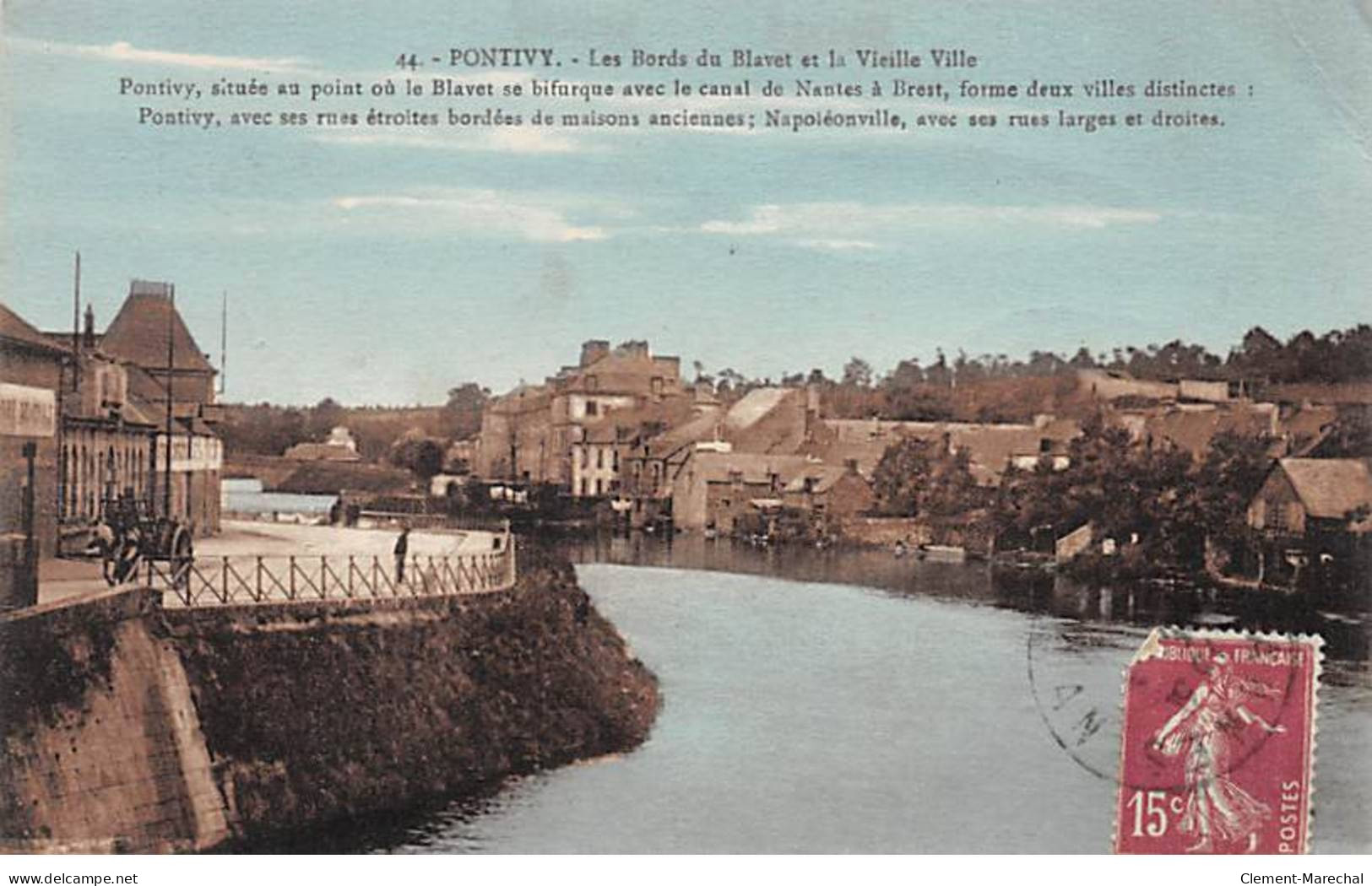 PONTIVY - Les Bords Du Blavet Et La Vieille Ville - Très Bon état - Pontivy