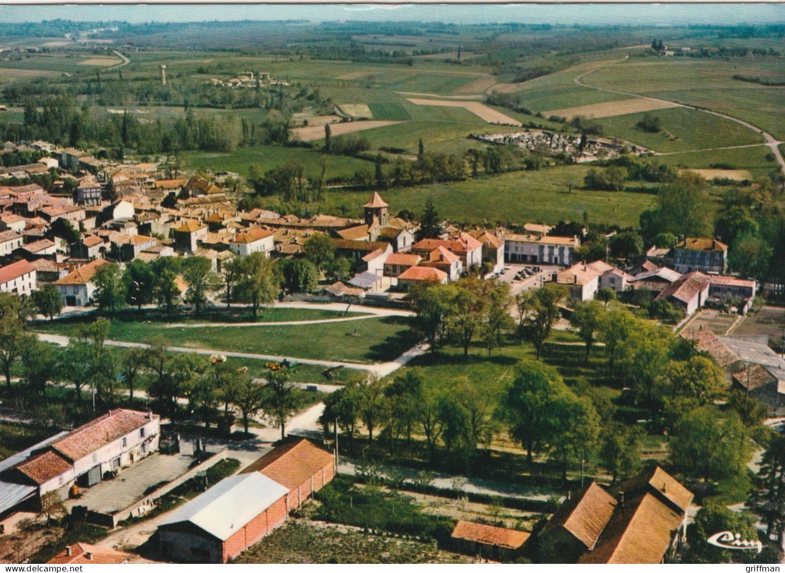 ROUILLAC VUE AERIENNE LE CHAMP DE FOIRE TBE - Rouillac