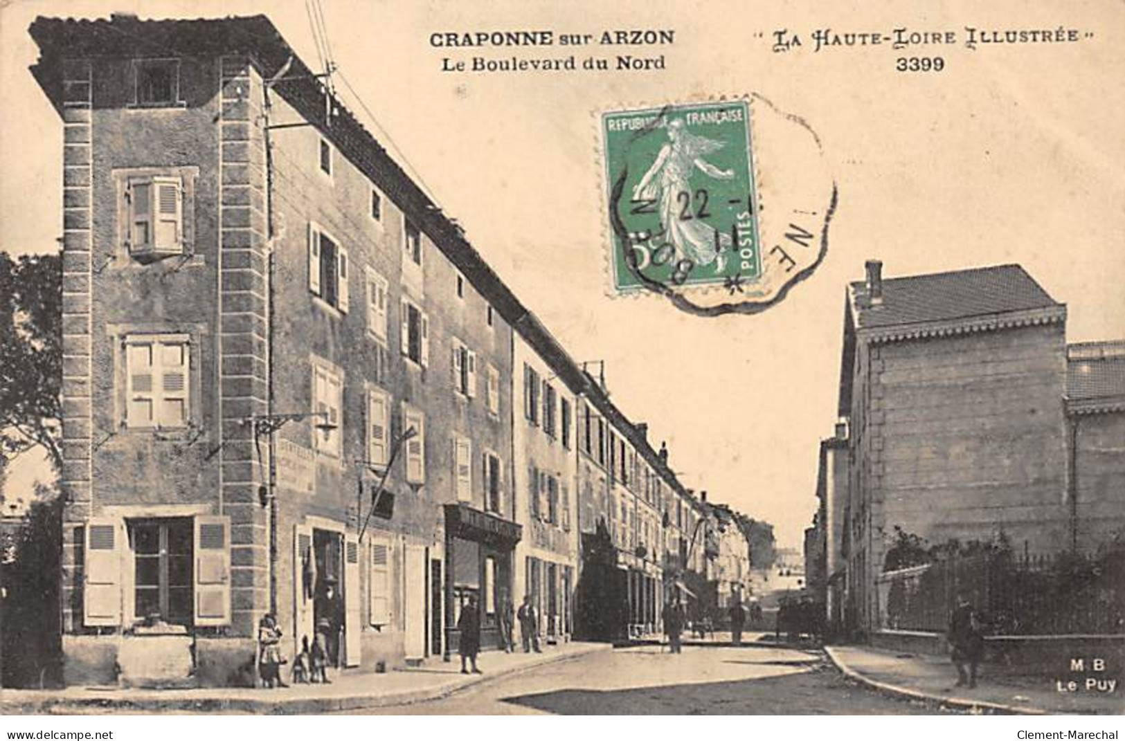 CRAPONNE SUR ARZON - Le Boulevard Du Nord - Très Bon état - Craponne Sur Arzon