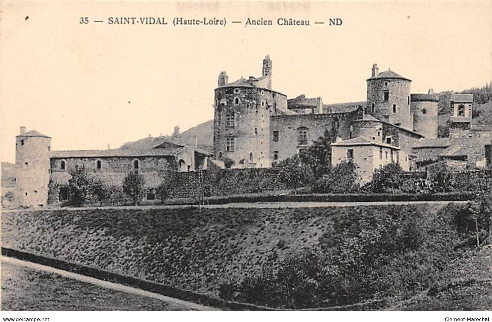 SAINT VIDAL - Ancien Château - Très Bon état - Autres & Non Classés