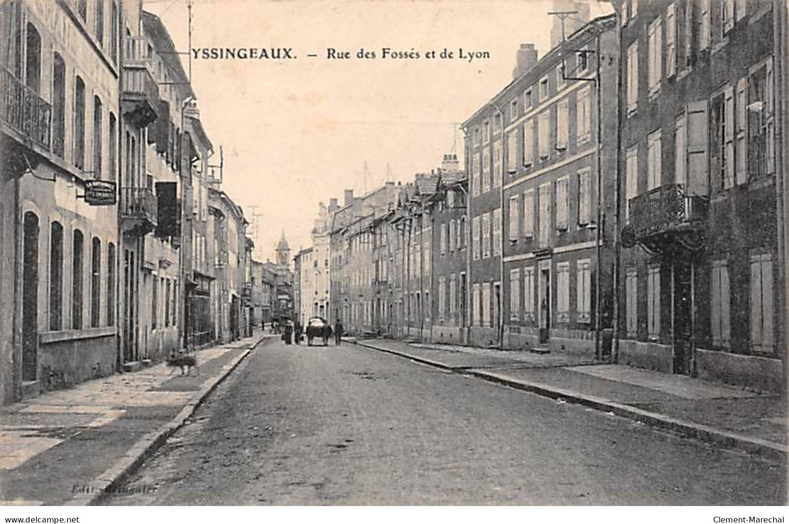 YSSINGEAUX - Rue Des Fossés Er De Lyon - état - Yssingeaux