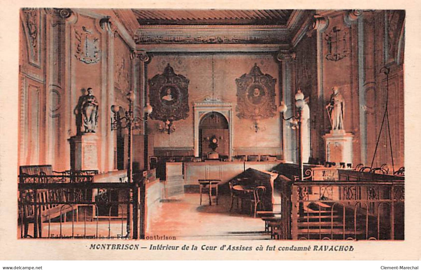 MONTBRISON - Intérieur De La Cour D'Assises - Très Bon état - Montbrison