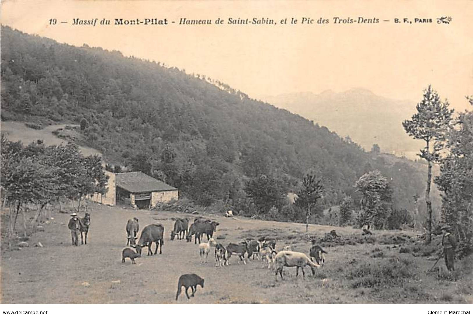 Massif Du MONT PILAT - Hameau De Saint Sabin Et Le Pic Des Trois Dents - Très Bon état - Mont Pilat