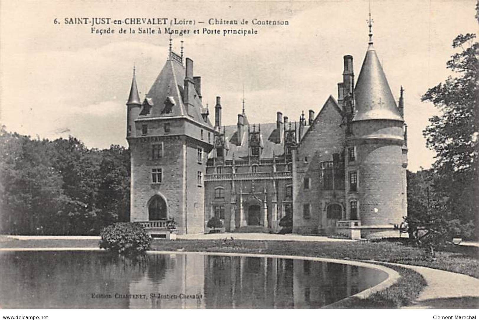 SAINT JUST EN CHEVALET - Château De Contenson - Très Bon état - Autres & Non Classés