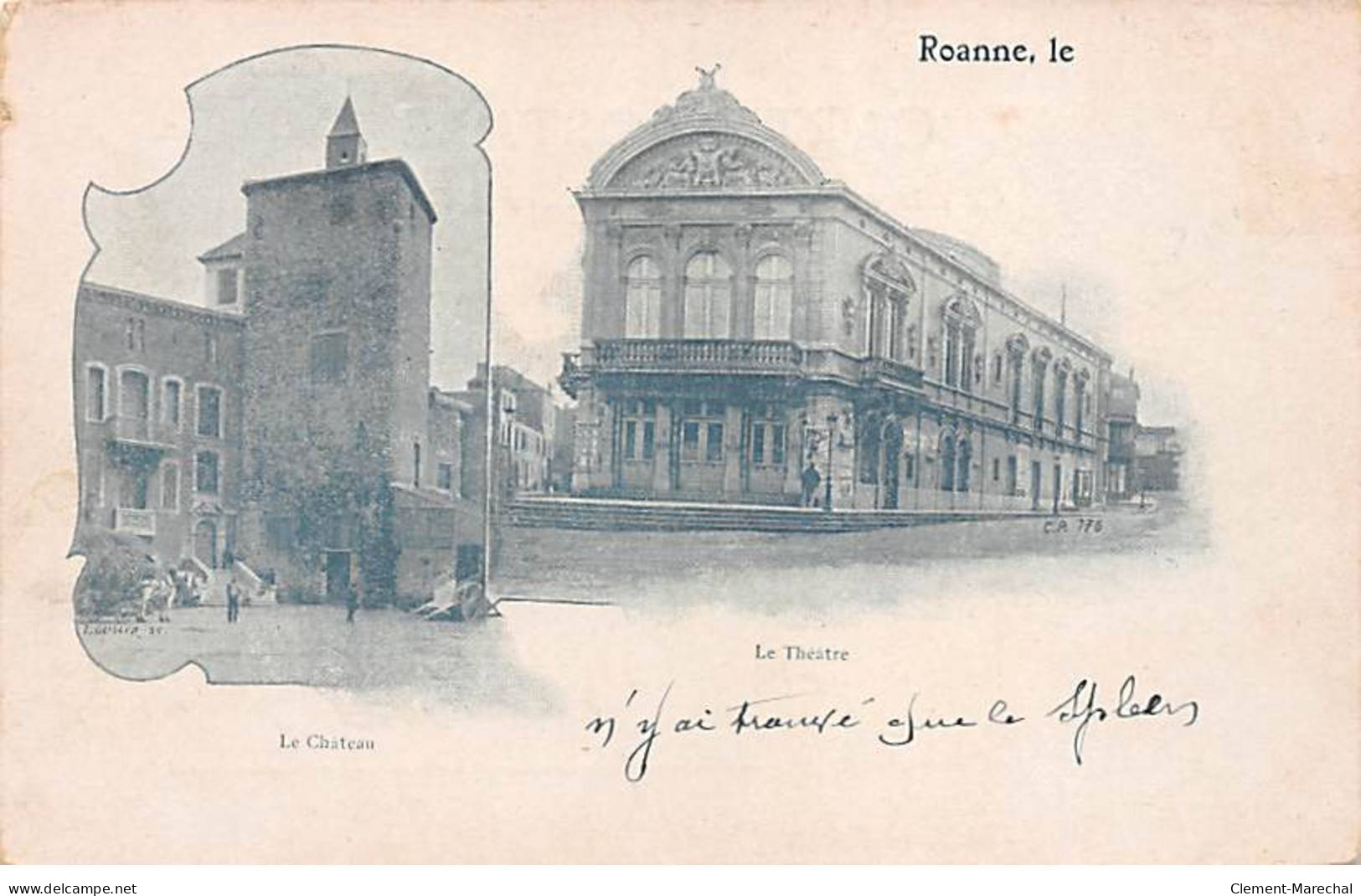 ROANNE - Le Château - Le Théâtre - Très Bon état - Roanne