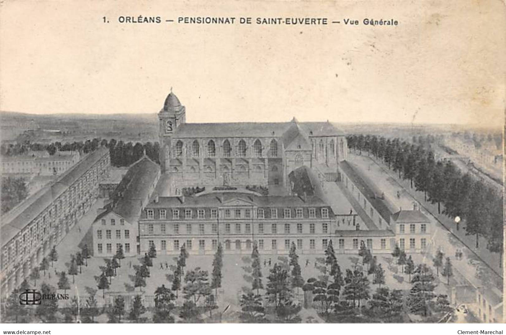 ORLEANS - Pensionnat De Saint Euverte - Vue Générale - Très Bon état - Orleans
