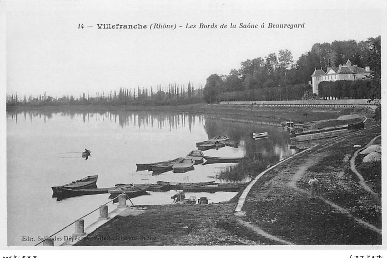 VILLEFRANCHE - Les Bords De La Saône à Beauregard - Très Bon état - Villefranche-sur-Saone