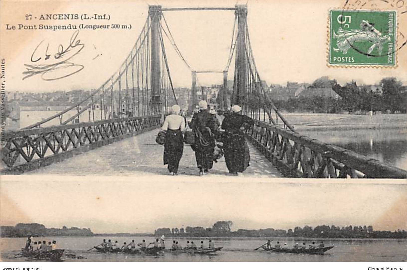 ANCENIS - Le Pont Suspendu - Très Bon état - Ancenis