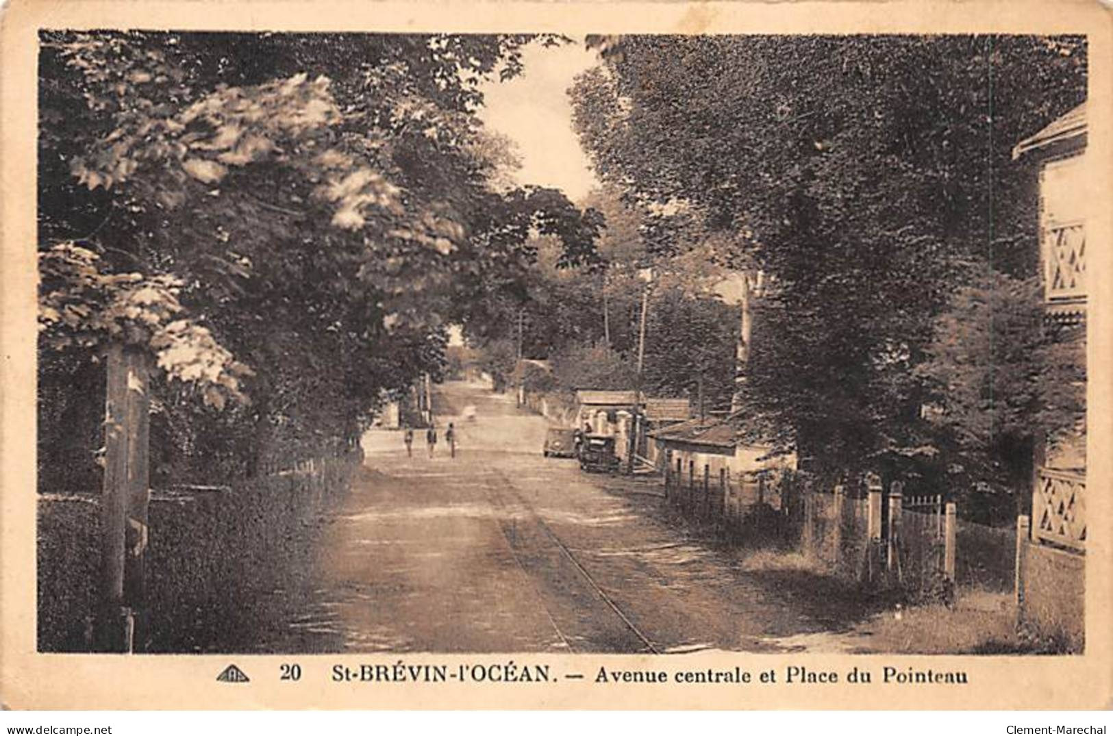 SAINT BREVIN L'OCEAN - Avenue Centrale Et Place Du Pointeau - Très Bon état - Saint-Brevin-l'Océan