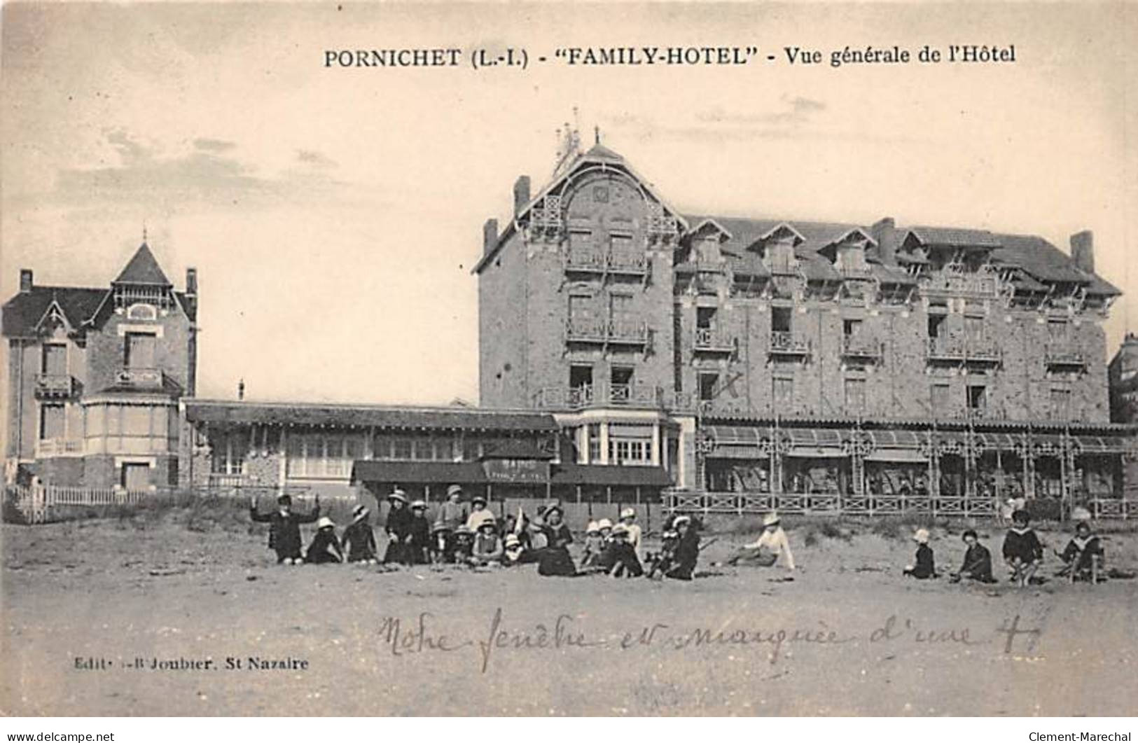 PORNICHET - " Family Hotel " - Vue Générale De L'Hôtel - Très Bon état - Pornichet