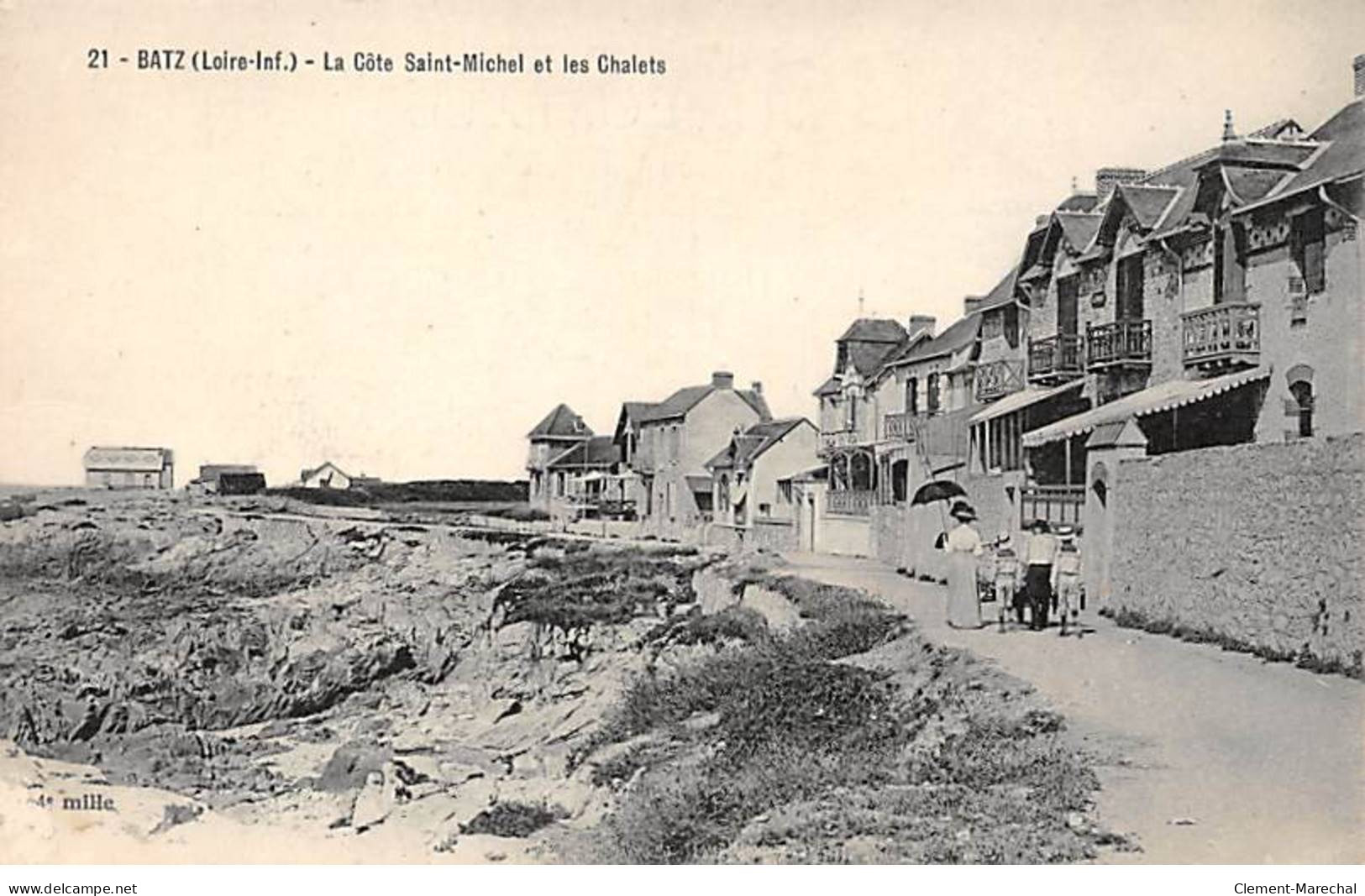 BATZ - La Côte Saint Michel Et Les Chalets - Très Bon état - Batz-sur-Mer (Bourg De B.)