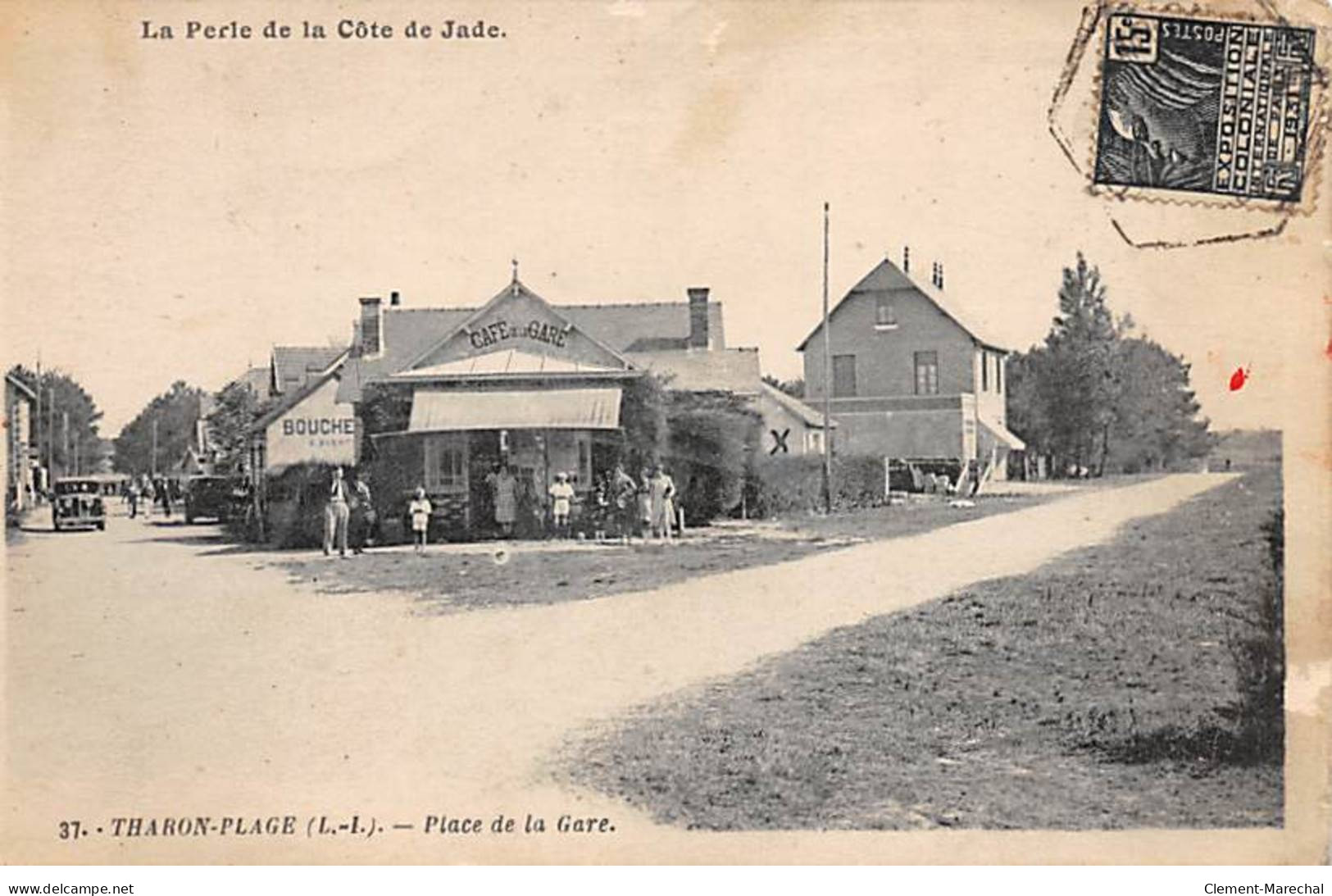 THARON PLAGE - Place De La Gare - Très Bon état - Tharon-Plage