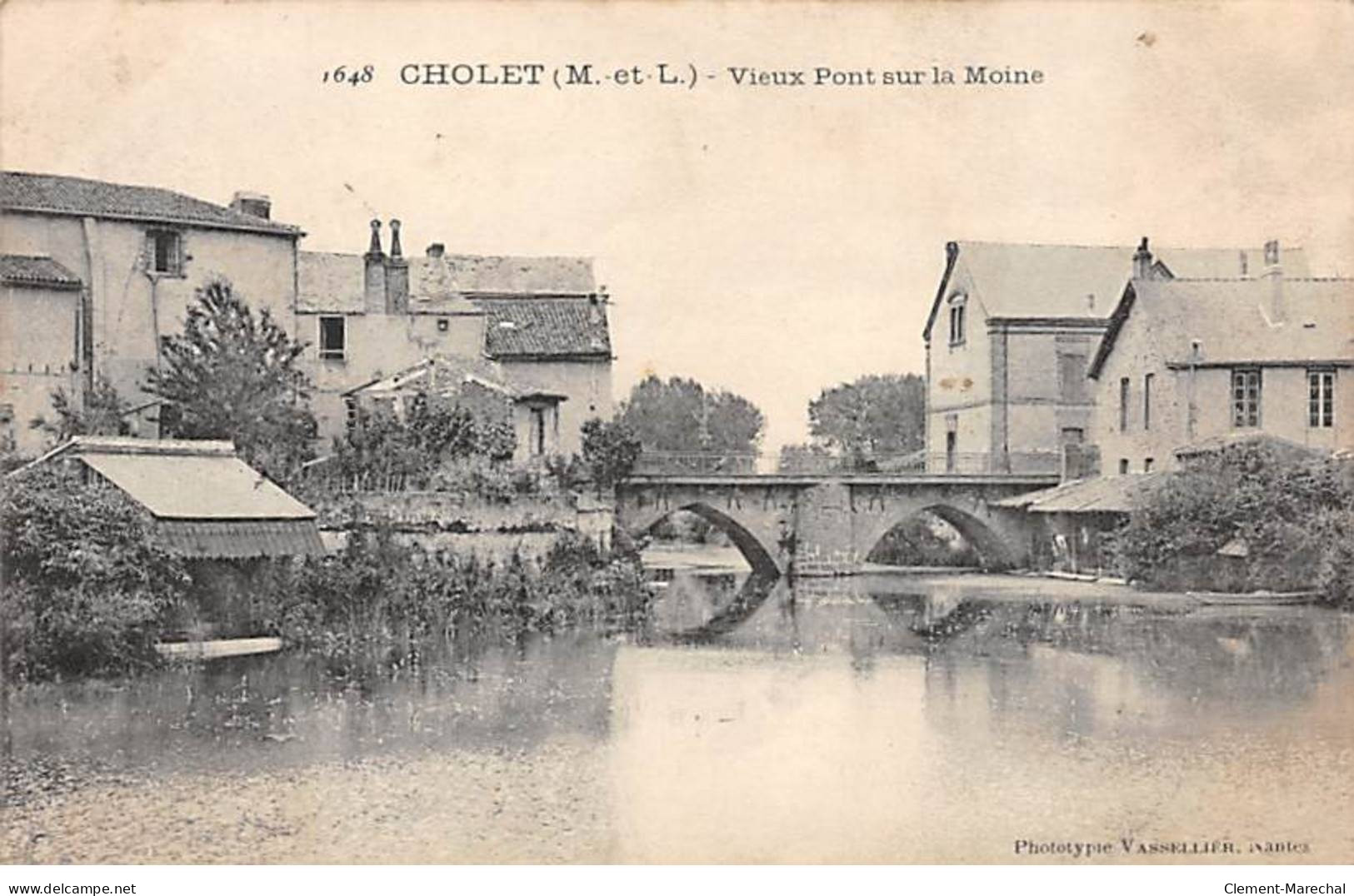 CHOLET - Vieux Pont Sur La Moine - Très Bon état - Cholet