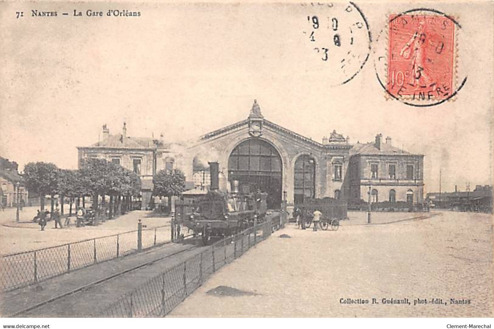 NANTES - La Gare D'Orléans - Très Bon état - Nantes