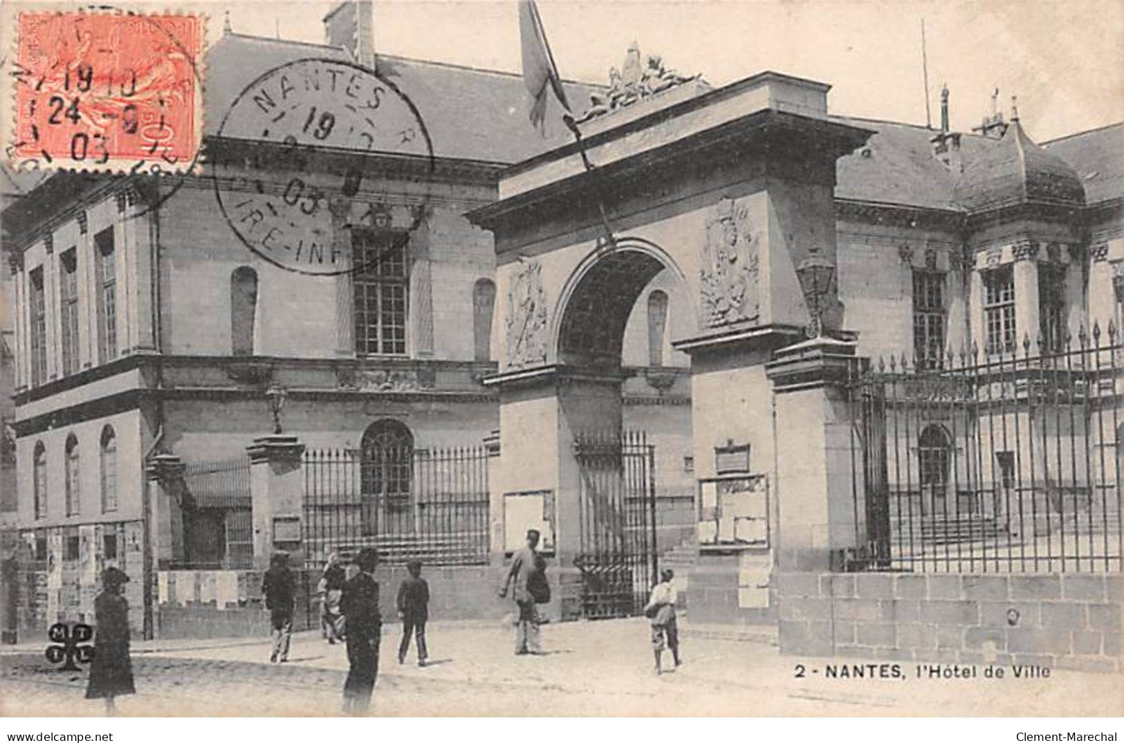 NANTES - L'Hôtel De Ville - Très Bon état - Nantes
