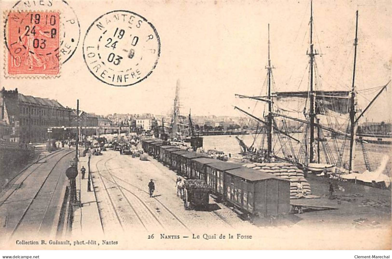 NANTES - Le Quai De La Fosse - Très Bon état - Nantes