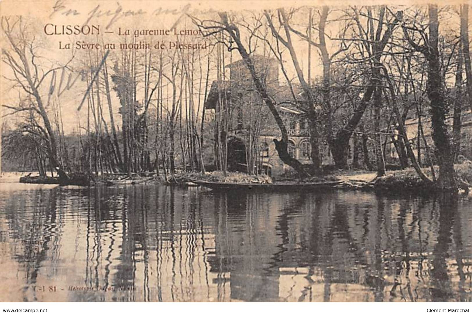 CLISSON - La Garenne Lemot - La Sèvre Au Moulin De Plessard - Très Bon état - Clisson