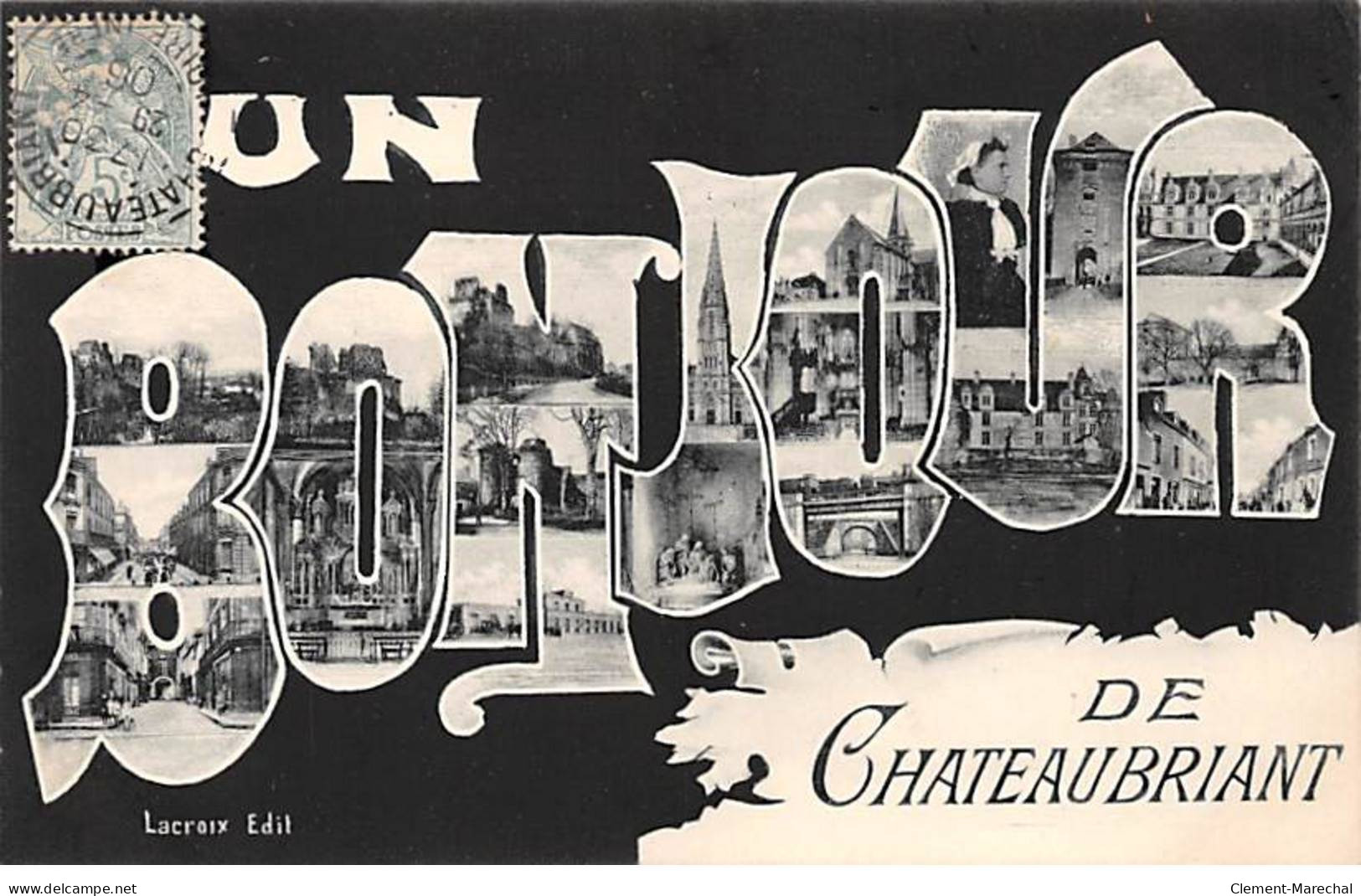 Un Bonjour De CHATEAUBRIANT - Très Bon état - Châteaubriant