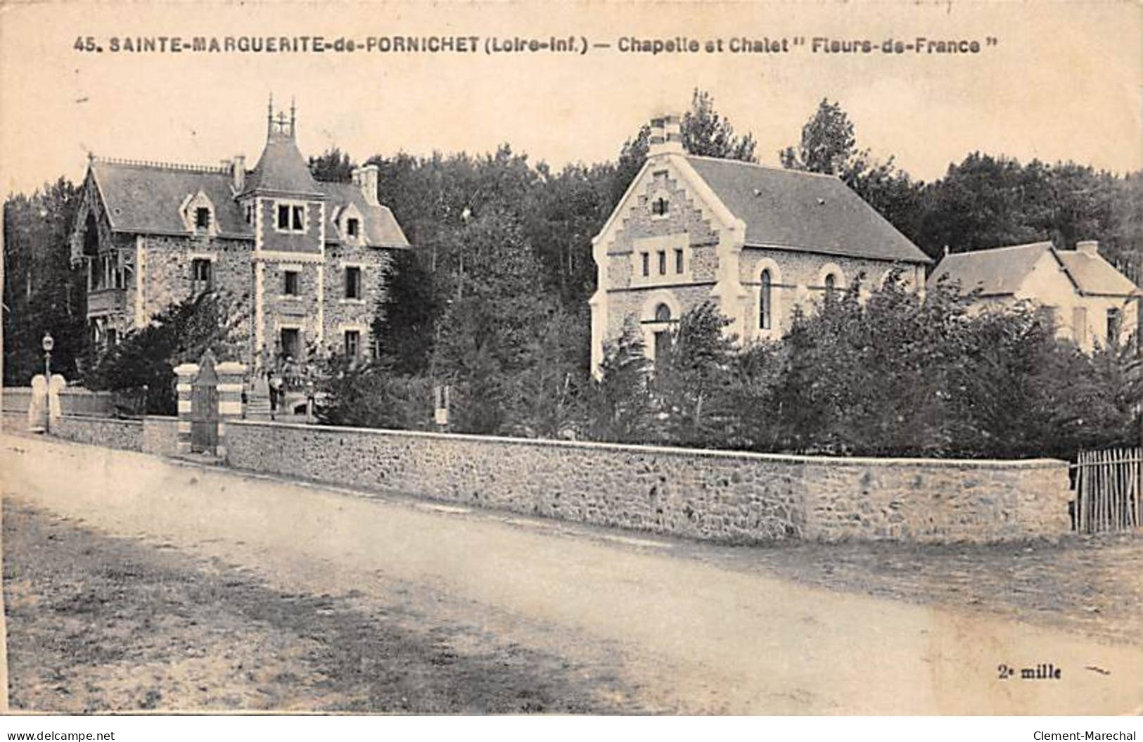 SAINTE MARGUERITE DE PORNICHET - Chapelle Et Chalet Fleurs De France - Très Bon état - Sonstige & Ohne Zuordnung