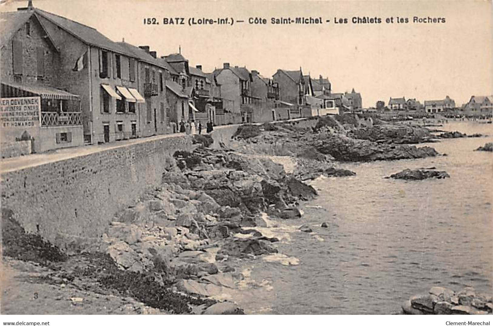 BATZ - Côte Saint Michel - Les Chalets Et Les Rochers - Très Bon état - Batz-sur-Mer (Bourg De B.)