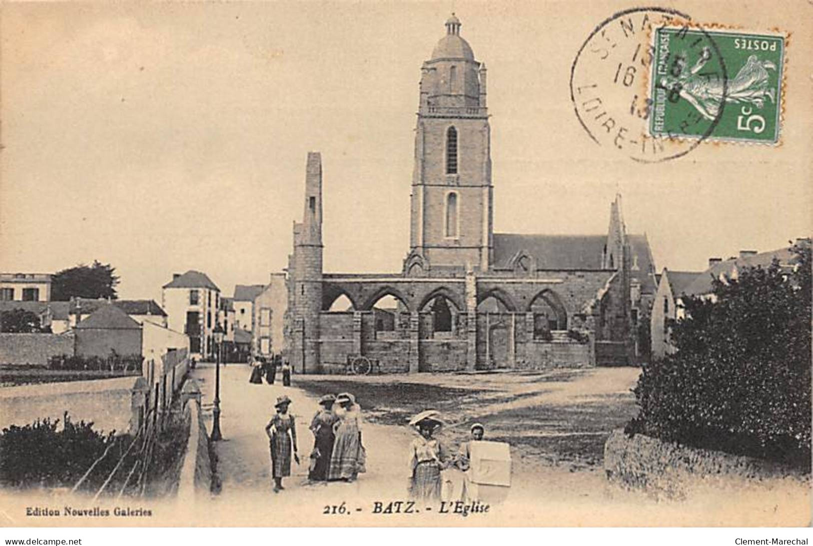 BATZ - L'Eglise - Très Bon état - Batz-sur-Mer (Bourg De B.)