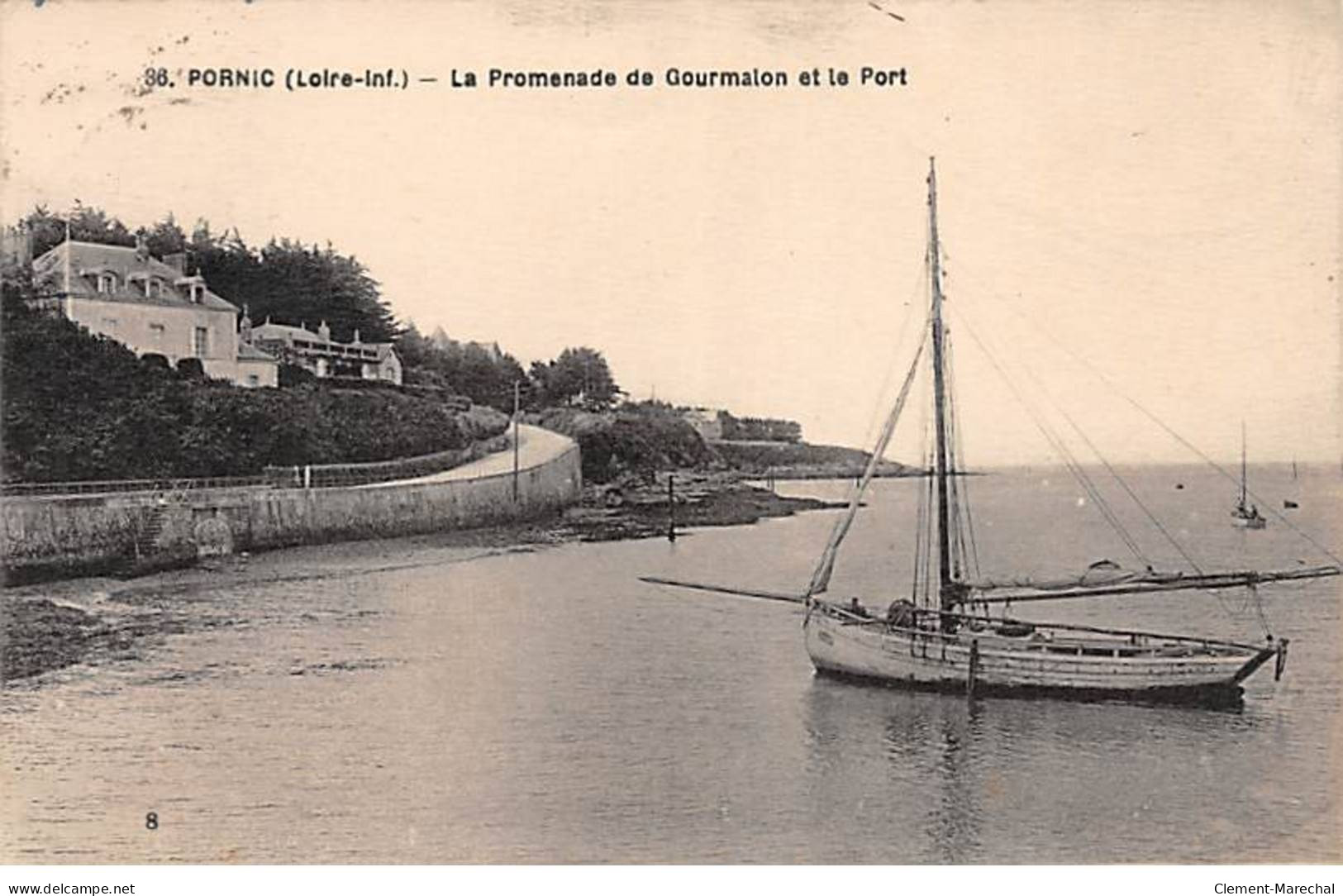 PORNIC - La Promenade De Gourmalon Et Le Port - Très Bon état - Pornic