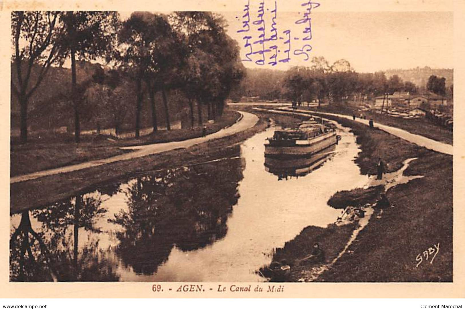 AGEN - Le Canal Du Midi - Très Bon état - Agen