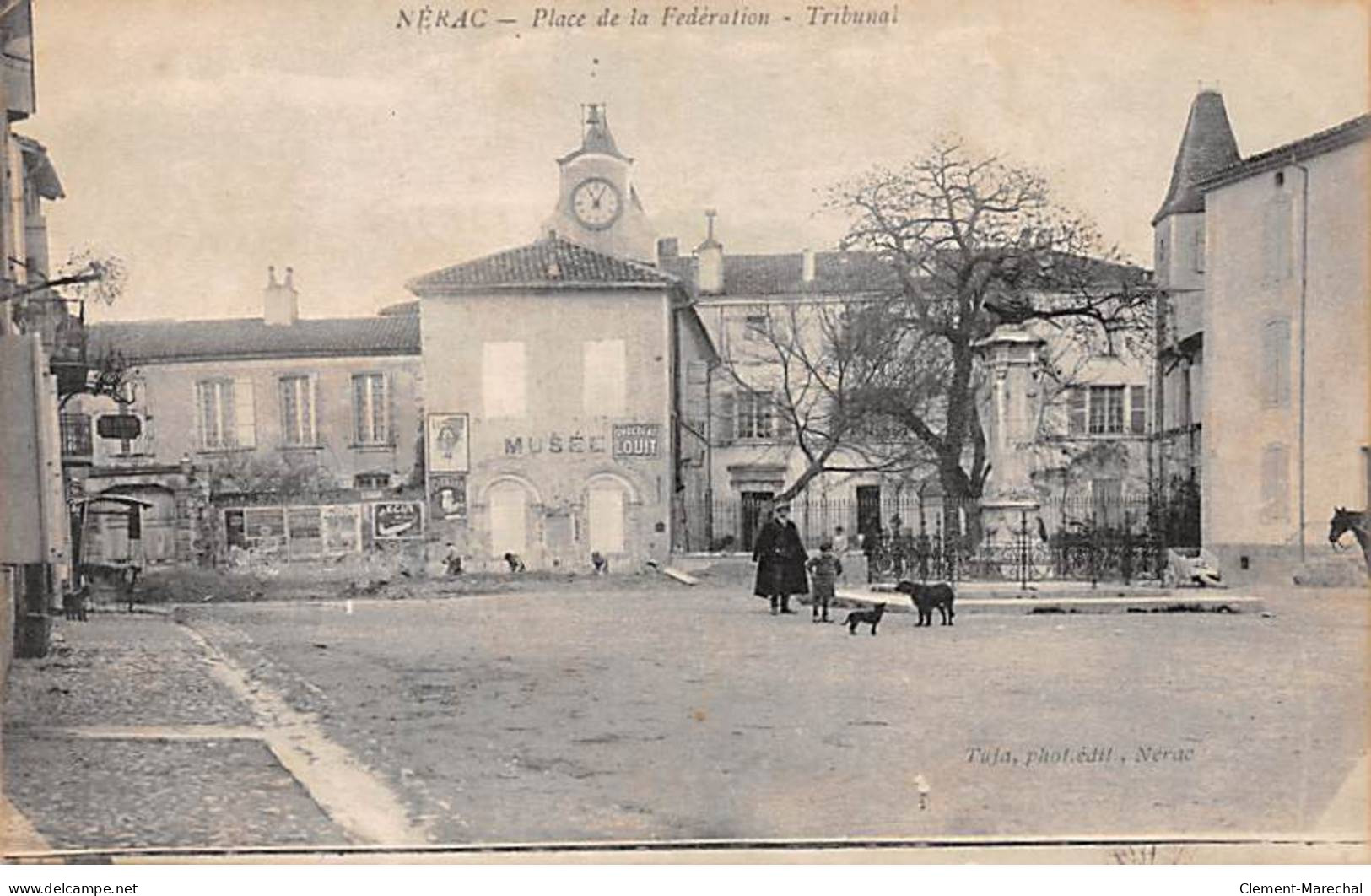 NERAC - Place De La Fédération - Tribunal - Très Bon état - Nerac