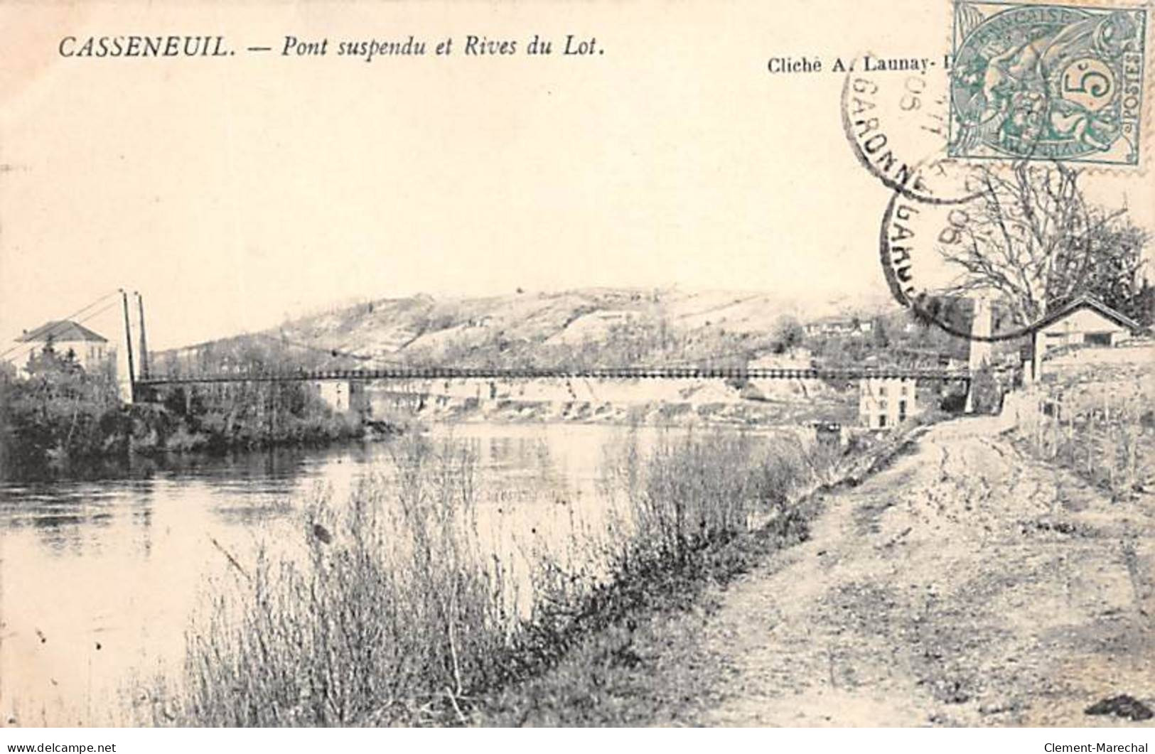 CASSENEUIL - Pont Suspendu Et Rives Du Lot - Très Bon état - Sonstige & Ohne Zuordnung