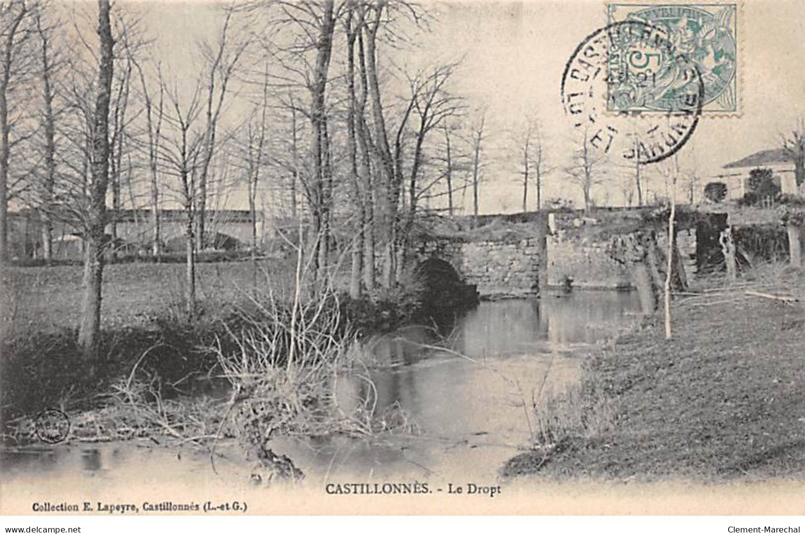 CASTILLONNES - Le Dropt - Très Bon état - Sonstige & Ohne Zuordnung