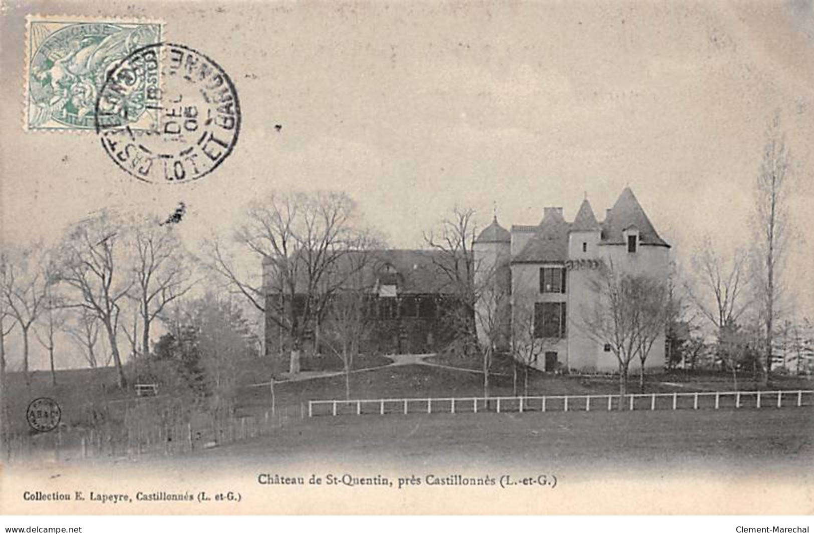 Château De SAINT QUENTIN Près Castillonnès - Très Bon état - Sonstige & Ohne Zuordnung