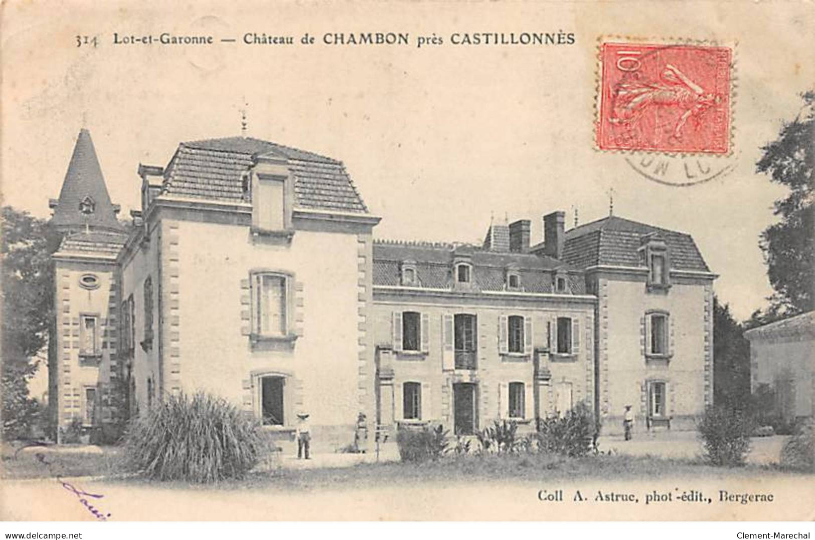 Château Des CHAMBON Près CASTILLONNES - Très Bon état - Altri & Non Classificati