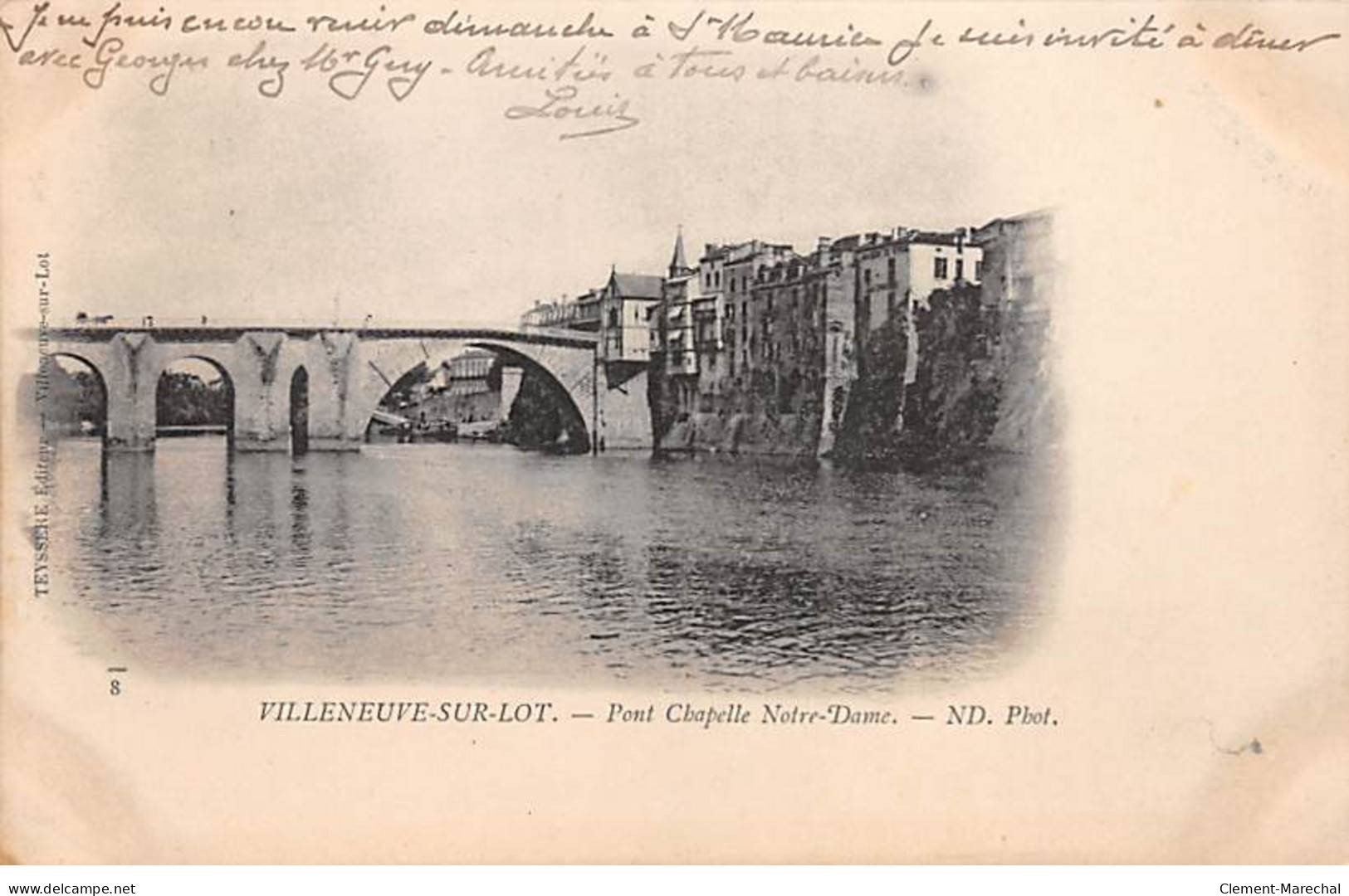 VILLENEUVE SUR LOT - Pont Chapelle Notre Dame - Très Bon état - Villeneuve Sur Lot