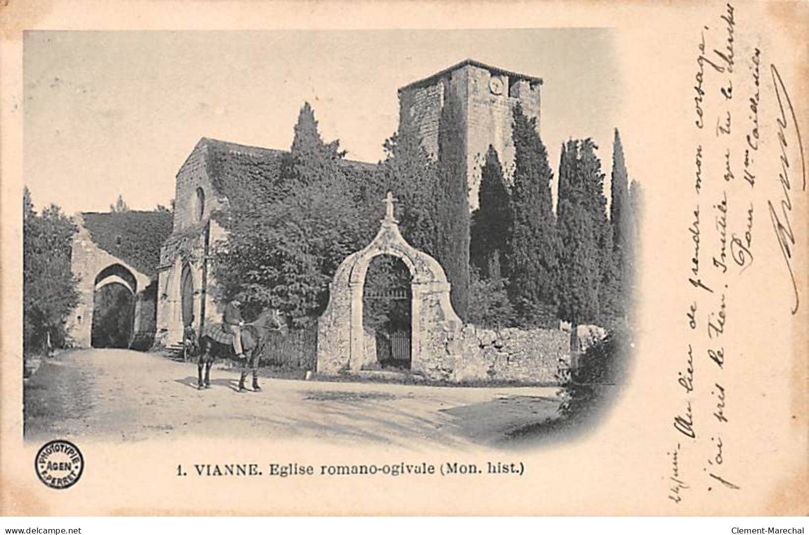 VIANNE - Eglise Romano Ogivale - Très Bon état - Sonstige & Ohne Zuordnung