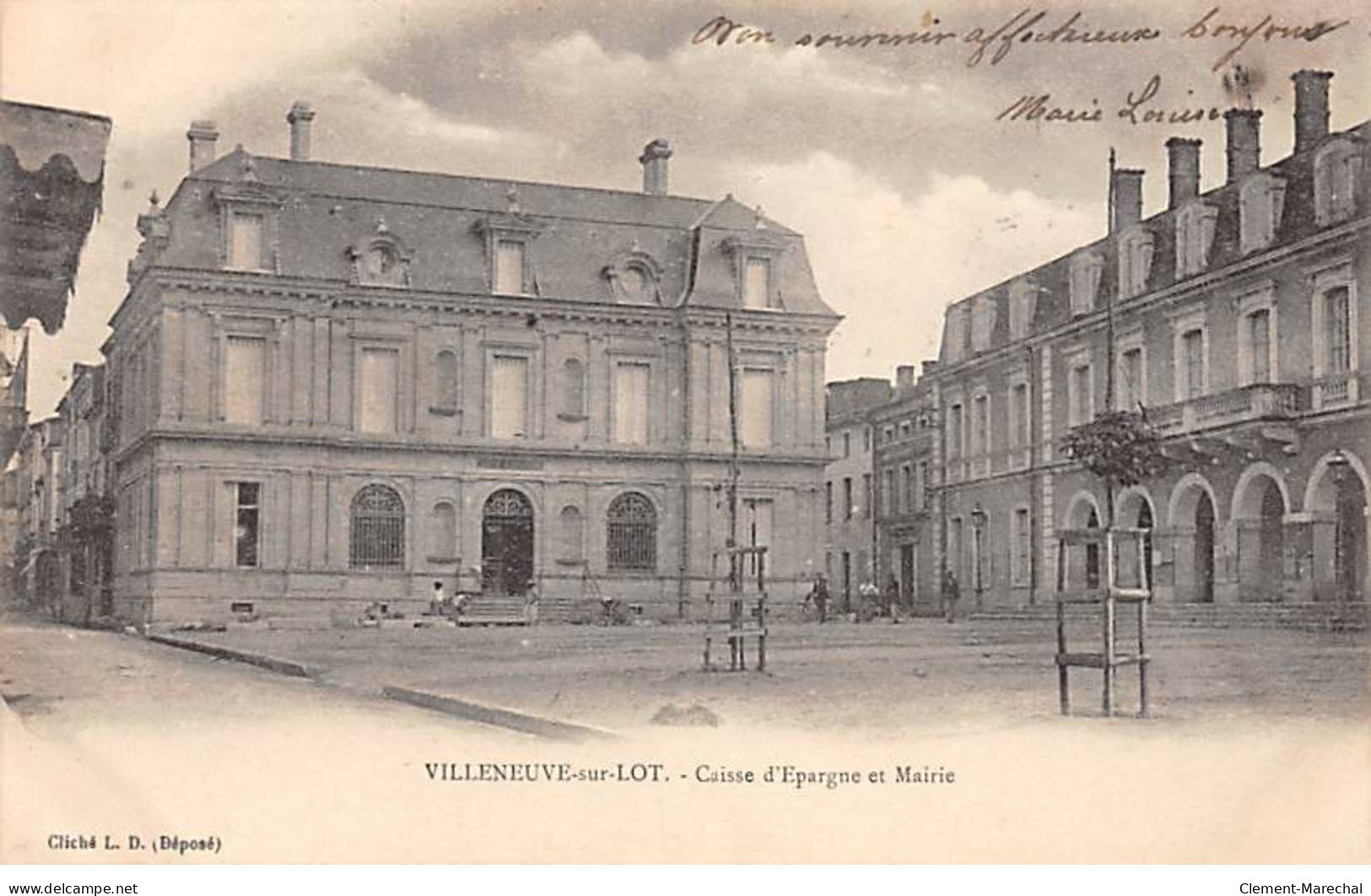 VILLENEUVE SUR LOT - Caisse D'Epargne Et Mairie - Très Bon état - Villeneuve Sur Lot