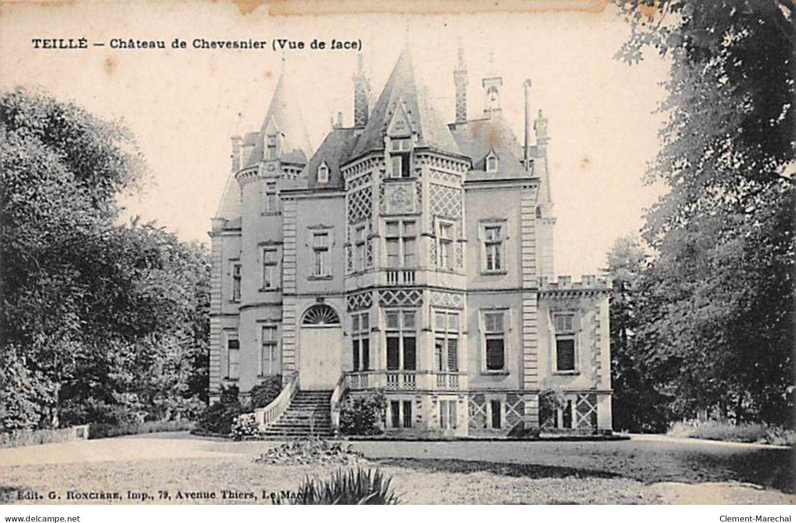 TEILLE - Château De Chevesnier - Très Bon état - Autres & Non Classés