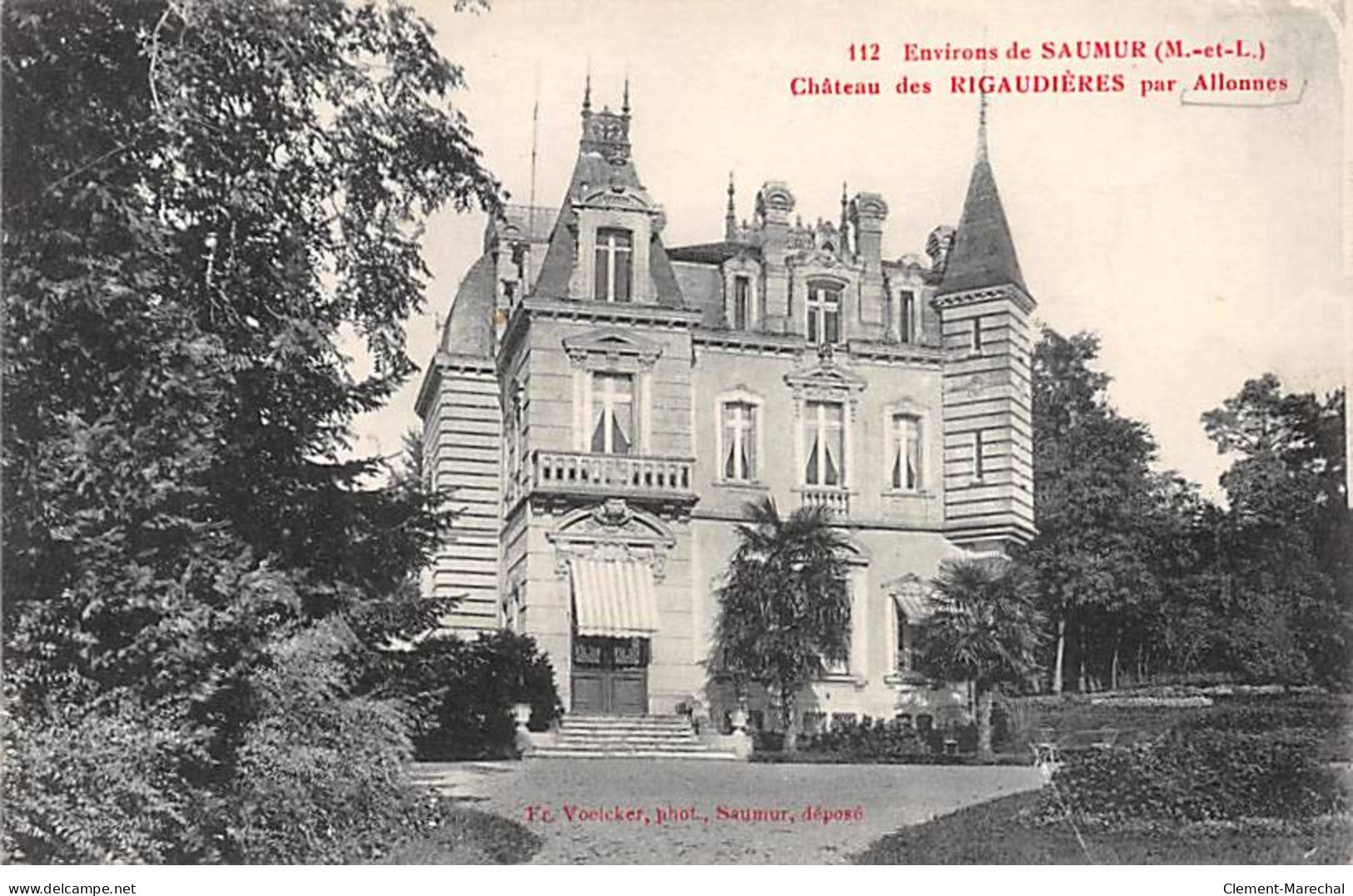 Château Des RIGAUDIERES Par ALLONNES - Très Bon état - Allonnes