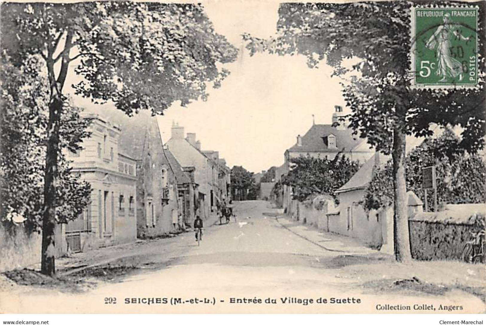 SEICHES - Entrée Du Village De Suette - Très Bon état - Seiches Sur Le Loir