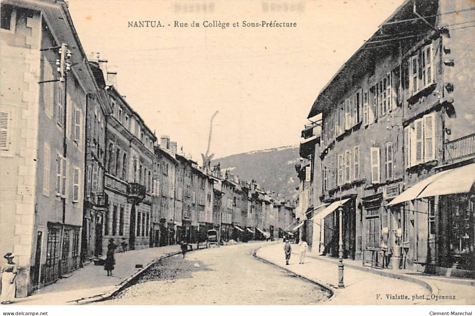 NANTUA - Rue Du Collège Et Sous Préfecture - Très Bon état - Nantua