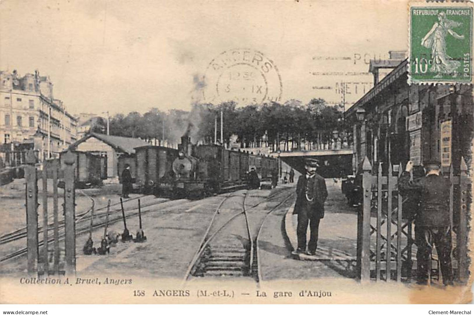 ANGERS - La Gare D'Anjou - état - Angers